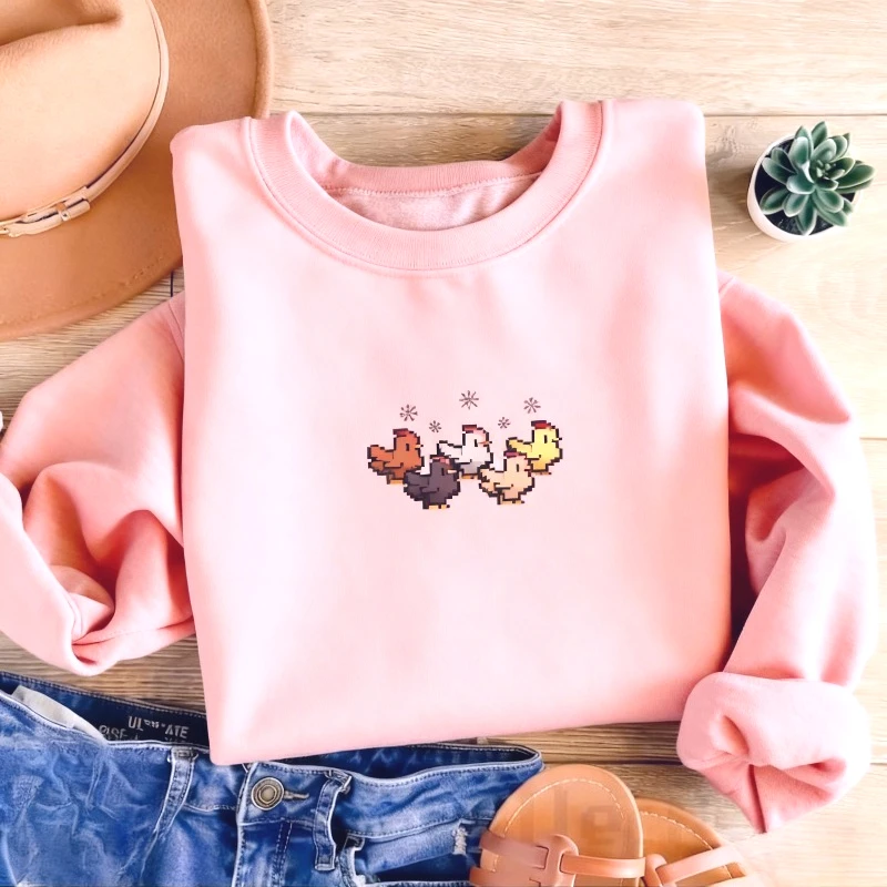 Winter Clothing Stardew Valley - Natal frango stardew vale moletom pixel