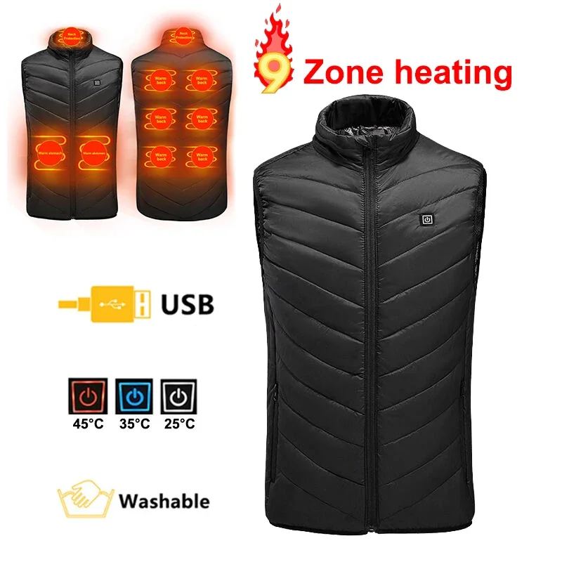 Winter Under Clothing - Phmax colete aquecido inverno quente caminhadas