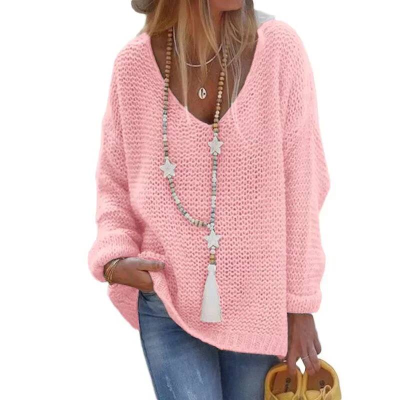 Winter Under Clothing - Novo Suéter Feminino de Tricô com