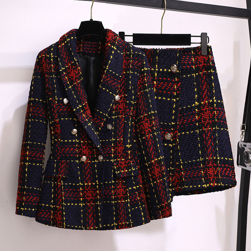 Mulheres inverno vintage tweed - Winter Clothing Outfits avaliação e preço
