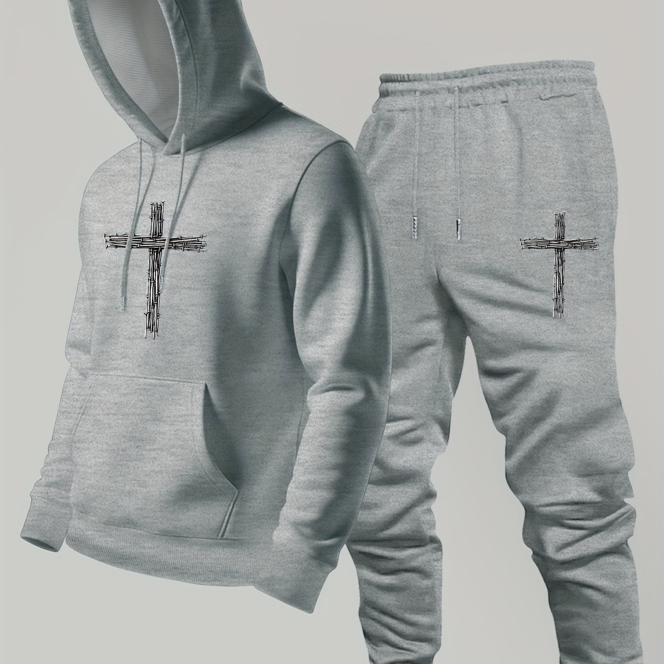 Conjunto de moletom com capuz  - Winter Clothing Outfits avaliação e preço