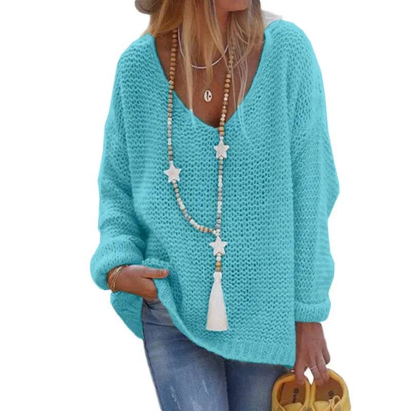 Novo Suéter Feminino de Tricô  - Winter Under Clothing avaliação e preço