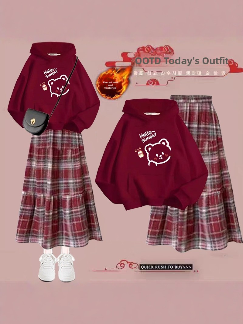 Conjunto de Vestido Vermelho d - Winter Under Clothing avaliação e preço
