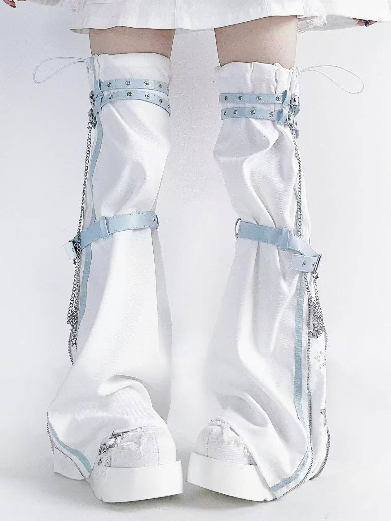 Meias de Joelho JK Femininas E - Winter Clothing Leg Warmers avaliação e preço